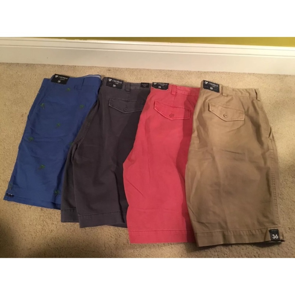 LOT OF 4 CREMIEUX Men’s Dress Shorts/Khakis/Polo